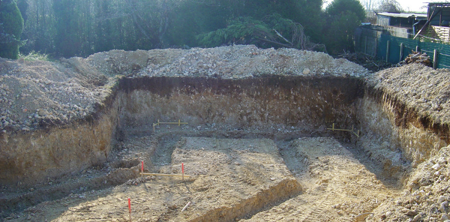 Fouilles de pavillon 91